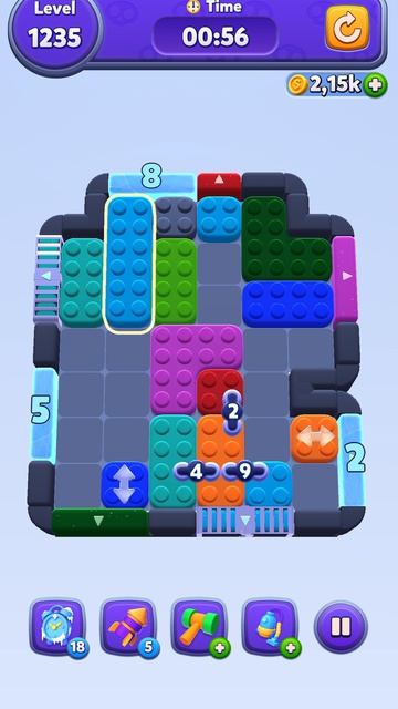 Color Block Jam 1235 Уровень