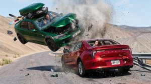 BeamNG Drive - Высокоскоростные автомобильные аварии