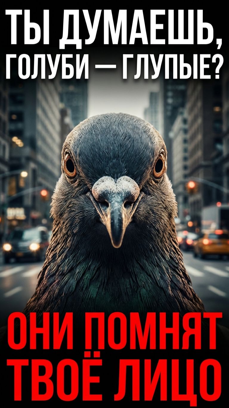 Ты думаешь, голуби — глупые? Удивишься 😱 #наука #голуби