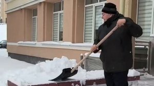 Снежный челлендж Уберем снег вместе