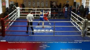 16 46 кг Воронов Иван СШОР №1 ГДТЮ Афанасьев Мирон СШ Петроград. р.