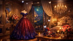 Музыка фэнтези в духе Испании и звуки природы | Наряд леди Эвиты и молва о тайном воздыхателе.