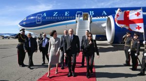 Ильхам Алиев прибыл с государственным визитом в Грузию