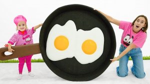 Алиса учится готовить завтрак