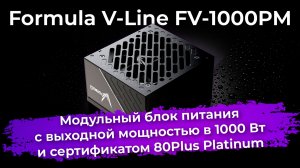 Обзор блока питания Formula V-Line FV-1000PM
