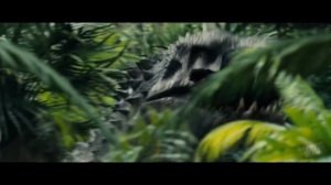 Видео как Индоминус Рекс вырвался на свободу момент из фильма