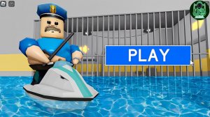 ПОБЕГ ИЗ ПОЛИЦЕЙСКОЙ ТЮРЬМЫ УОТЕР БАРРИ! Новый страшный игровой процесс #Обби #роблокс