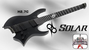 Электрогитара Solar H2.7C - мультимензура и 7 струн