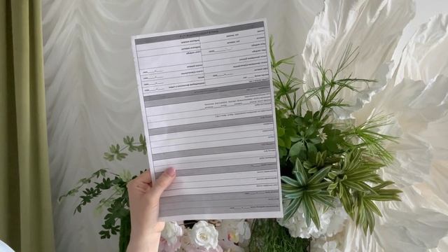 Свадебный декор. Анкета молодоженов. Часть 6