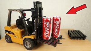 Погрузчик HUINA 1577 поднимает больше килограмма! Распаковка и обзор alex boyko