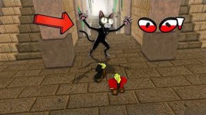 НОВЫЙ МОНСТР КОТ УЖАСНЫЙ в 99 ночей в лесу Роблокс