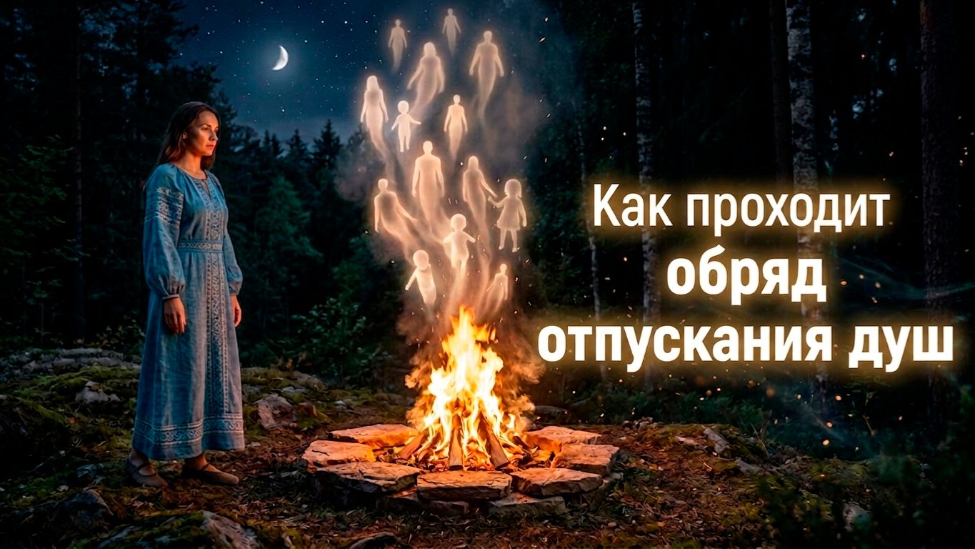 Как проходит обряд отпускания душ. Часть 1