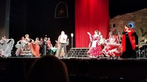 Сцена из спектакля"Колдовская любовь".Театр "Ромэн"