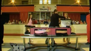 Amazing Sawing a Woman in Half Magic Trick - Restored in HD