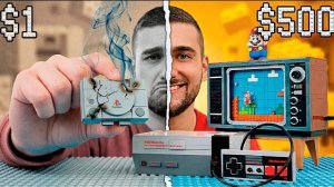 1$ vs 500$ LEGO ПРИСТАВКА !)