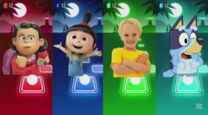 Я краснею, Блуи, Влад и Ники против Гадкого Я 4 — Музыкальный Ритм