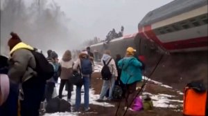 Пассажирский поезд "Челябинск—Москва" сошел с рельсов в Ульяновской области