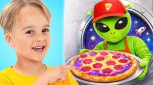 Дети заказывают еду за $1 доллар — Весёлая история для детей