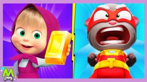 Маша и Медведь против Говорящей Бекки.Погоня за Конфетами и Енотами.Кто Круче