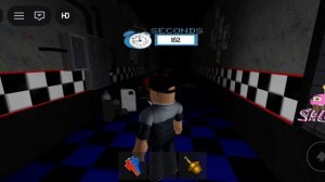 я сбежал из пиццерии в роблоксе!!!