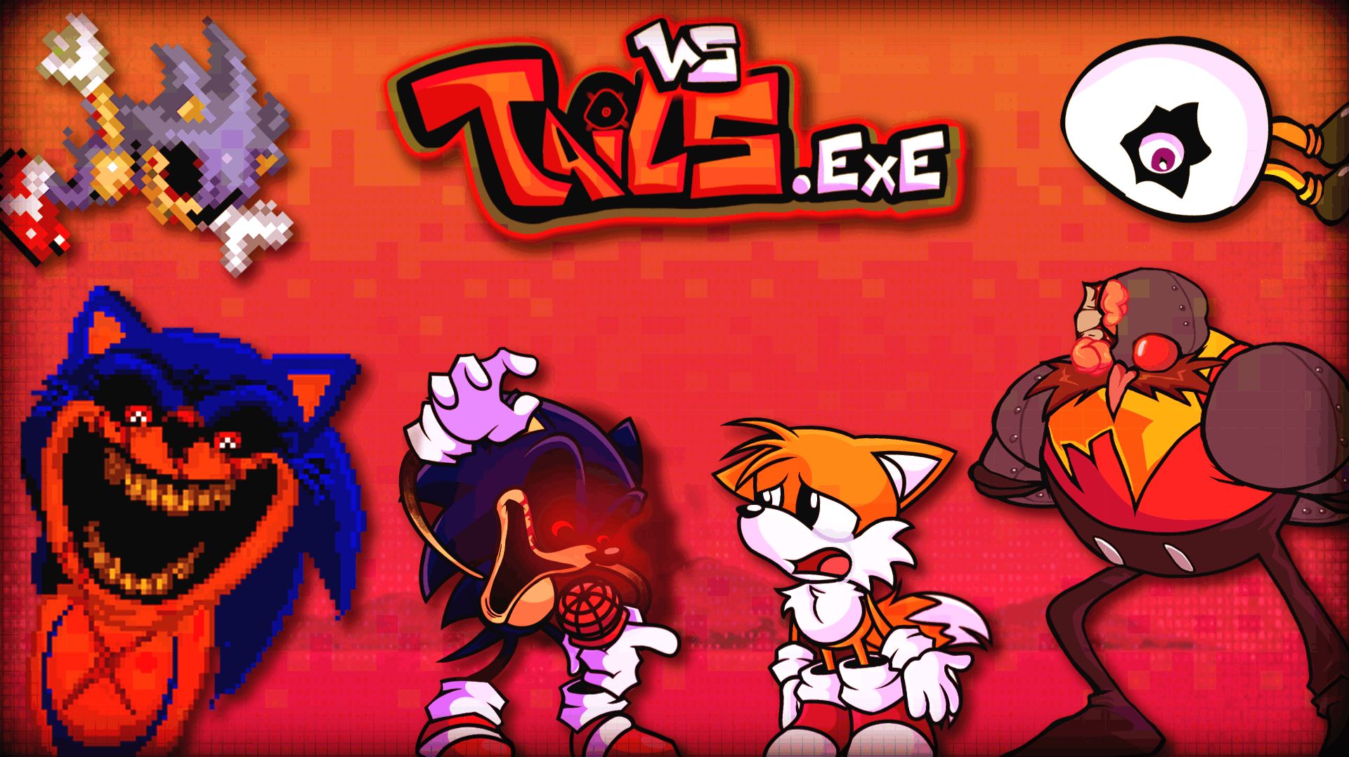 🔵 Тейлз против Соника 🟡 Tails.EXE V2 🔵 Confronting Yourself FF Mix 🟡 GAME-OVER Lord X Mix 🔵