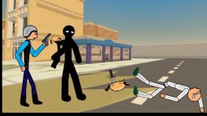 безумие стикменов "город"