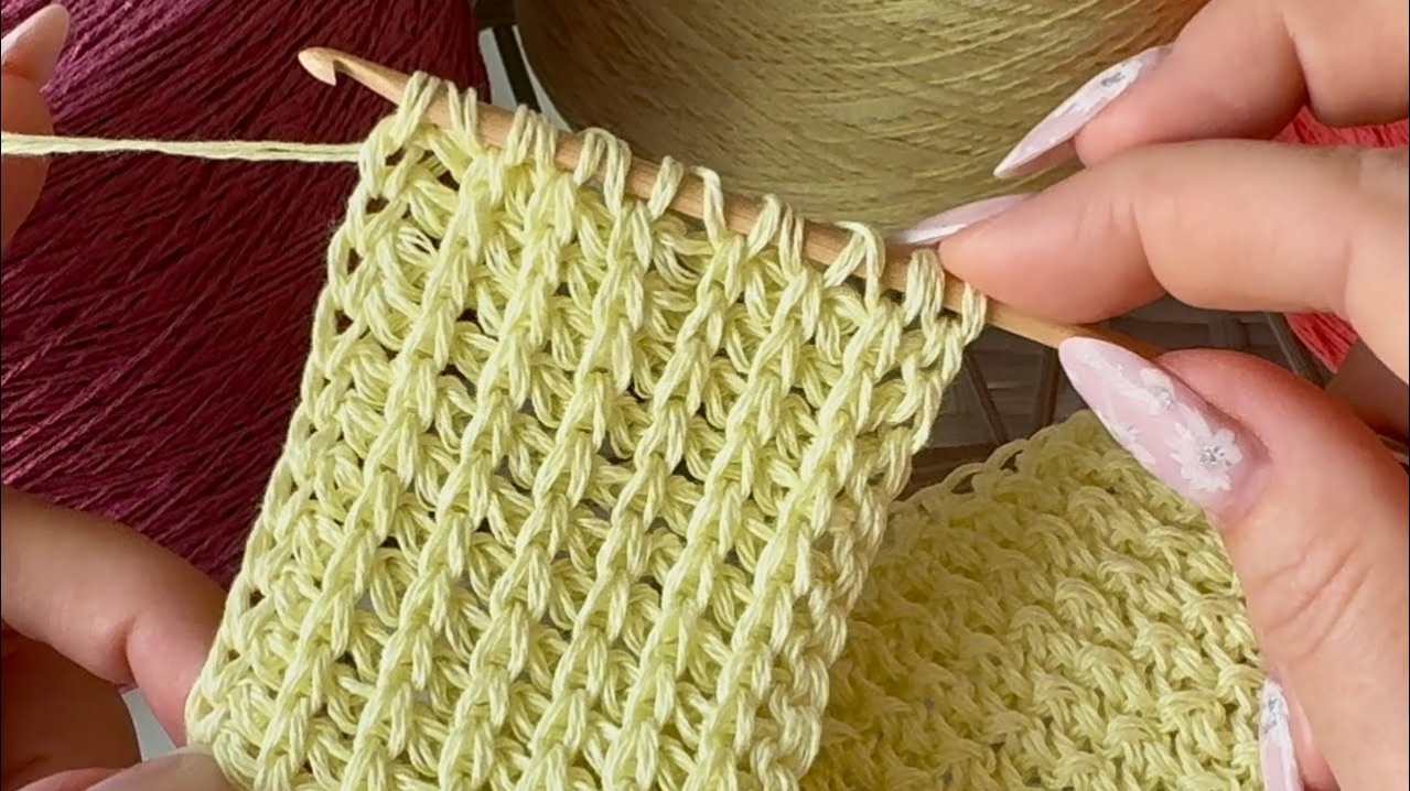 С ума сойти как просто и красиво! ПОВТОРИ 1 ряд КРЮЧКОМ! 