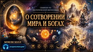 138. О сотворении Мира и Богах | ЛЕКЦИЯ #1 | Семинар по эзотерической философии | Мэнли Палмер Холл
