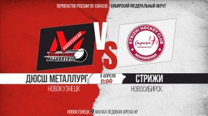 08.04.2026г. ДЮСШ МЕТАЛЛУРГ (Новокузнецк)-СТРИЖИ (Новосибирск). Первенство России. Юноши  2013 г.р.