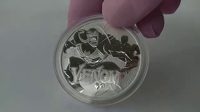 1 $ 2020 Tuvalu 1 oz silver MARVEL VENOM Silver Silber Argent 999