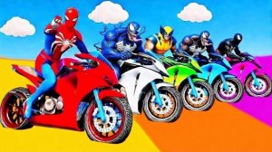 ГОНКИ С ПРЕПЯТСТВИЯМИ ДЛЯ СУПЕРГЕРОЕВ 🕷️ ЧЕЛОВЕК ПАУК ПРОТИВ БЭТМЕНА И ХАЛКА №3