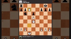 Покажу как Алехин перевел партию в равный эндшпиль и просто победил