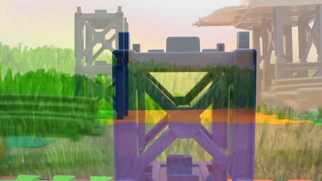 Роботы поезда и железная дорога станция Кея Видео про поезда для детей