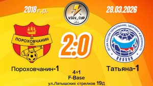 Порох1-Татьяна 2-0 (Igushkin team)