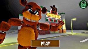 Запуск пиццерии Фредди! (Обби) Игровой процесс #roblox #scaryobby