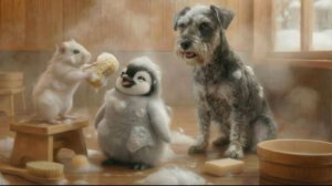 МУЛЬТИКИ ДЛЯ ДЕТЕЙ Зимний день с Потофу: встреча среди снежинок и нежное прощание