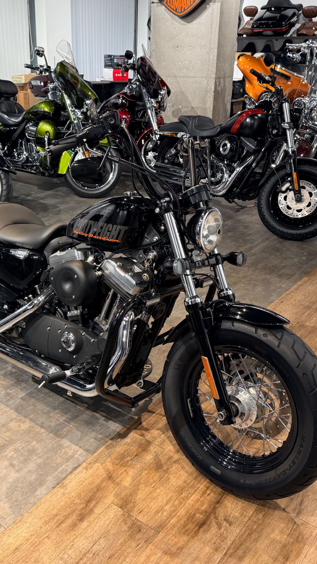 2012 HD Sportster 1200 Forty-Eight Vivid Black 17K (VIN *5HD*8872)
