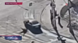 Водитель протащил сотрудника ГАИ по асфальту в Москве