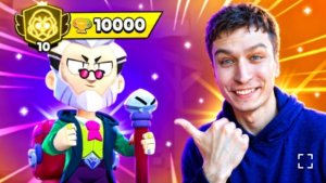 [VitalShark]АПНУЛ 10.000 КУБКОВ, ПЕРВОЙ СИЛОЙ😱СПИДРАН 500К - ПУШ МИРОВОГО РЕКОРДА В БРАВЛ СТАРС