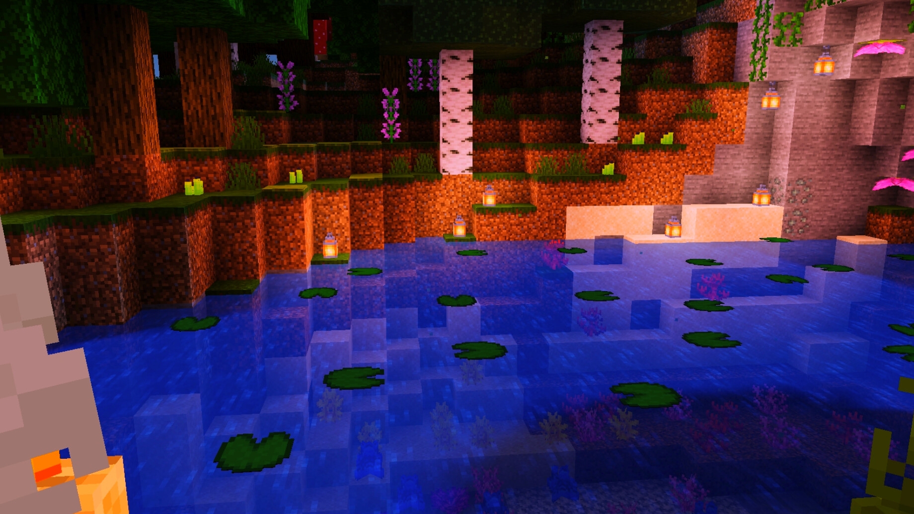 НОЧЬ У ОЗЕРА В МАЙНКРАФТЕ