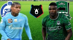 ФУТБОЛ ЧЕМПИОНАТ РОССИИ РПЛ.  ЗЕНИТ - КРАСНОДАР.  ТЕКСТОВАЯ ОНЛАЙН ТРАНСЛЯЦИЯ