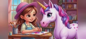 ЕДИНОРОГ. РАСКРАСКА.