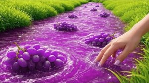 Каскад Liquid River 🌊💧✨ AI ASMR Бесконечный поток и чистая расслабляющая энергия 🌀 Ягодная река