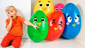 Surprise Eggs Adventure Happy Easter Day More with Oliver