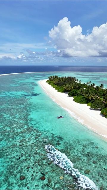 Парадайз на земле: идеальный пляж и кристально чистая вода #путешествия #пейзажи #рай