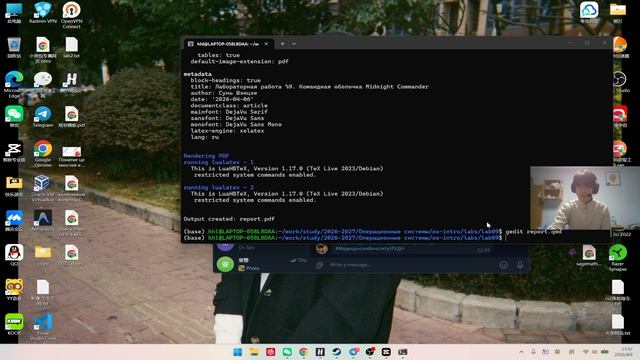 Лабораторная №9. Подготовка отчёта