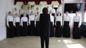 МАУ ДО "Ярковская ДМШ". Хор "Мелодия". Слова народные, муз. В.Кухта "Горелки"