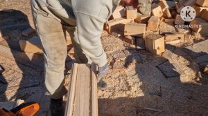 Профилированный брус.  Тёплый угол. Технология сборке от А до Я.