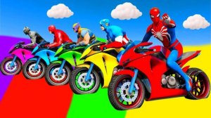 ГОНКИ С ПРЕПЯТСТВИЯМИ ДЛЯ СУПЕРГЕРОЕВ 🕷️ ЧЕЛОВЕК ПАУК ПРОТИВ БЭТМЕНА И ХАЛКА №1