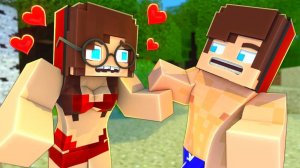 История любви Джей Джей и сумасшедшей девушки ДЖЕЙ Джей. Майнкрафт Мультик